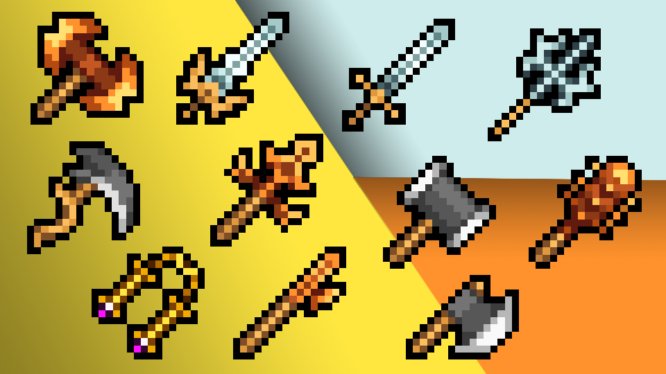 16x16 RPG Weapons