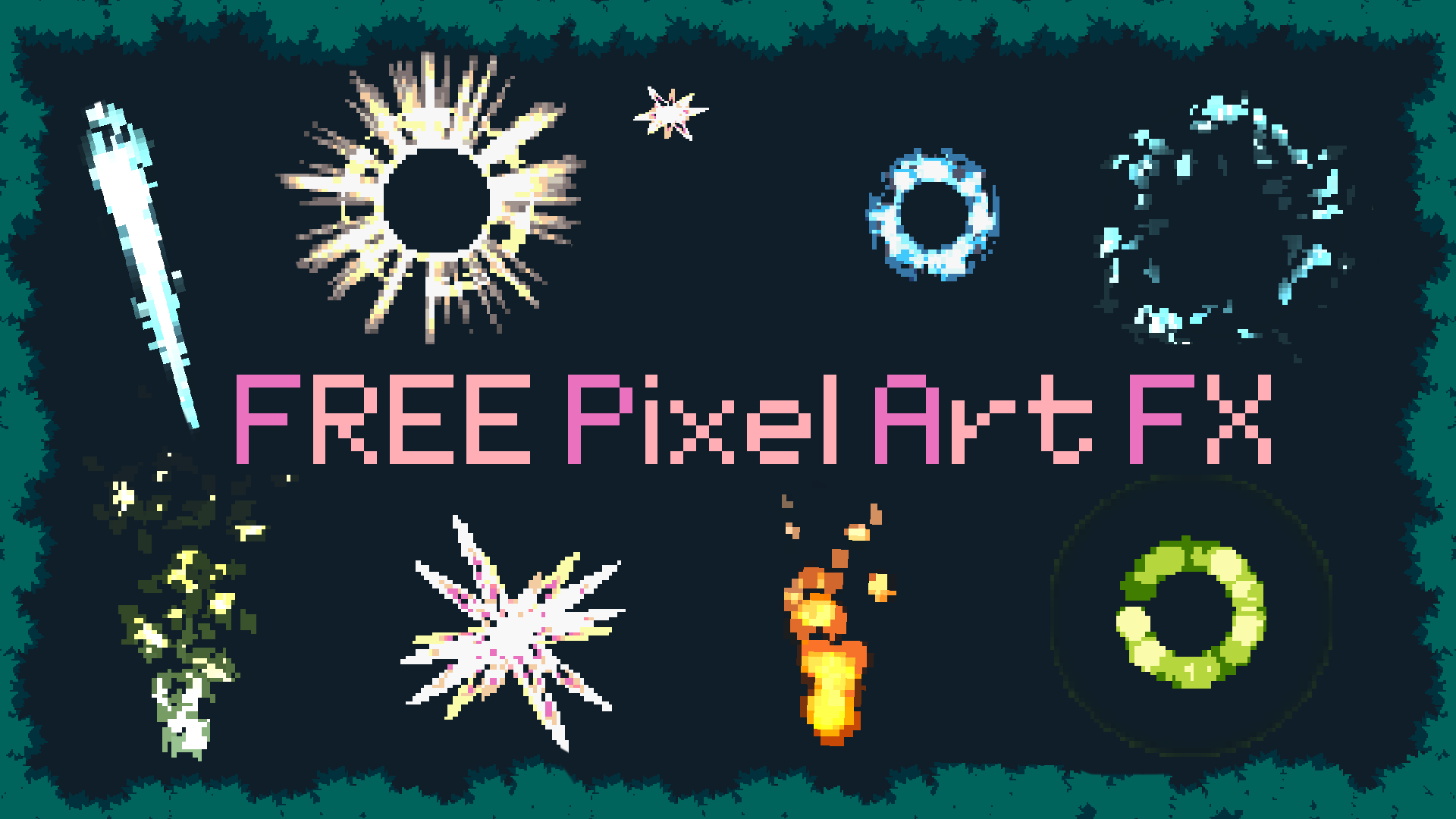 Pixel Art Spell Magic FX