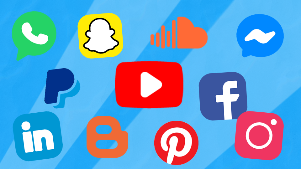 Flat Social Media Icons