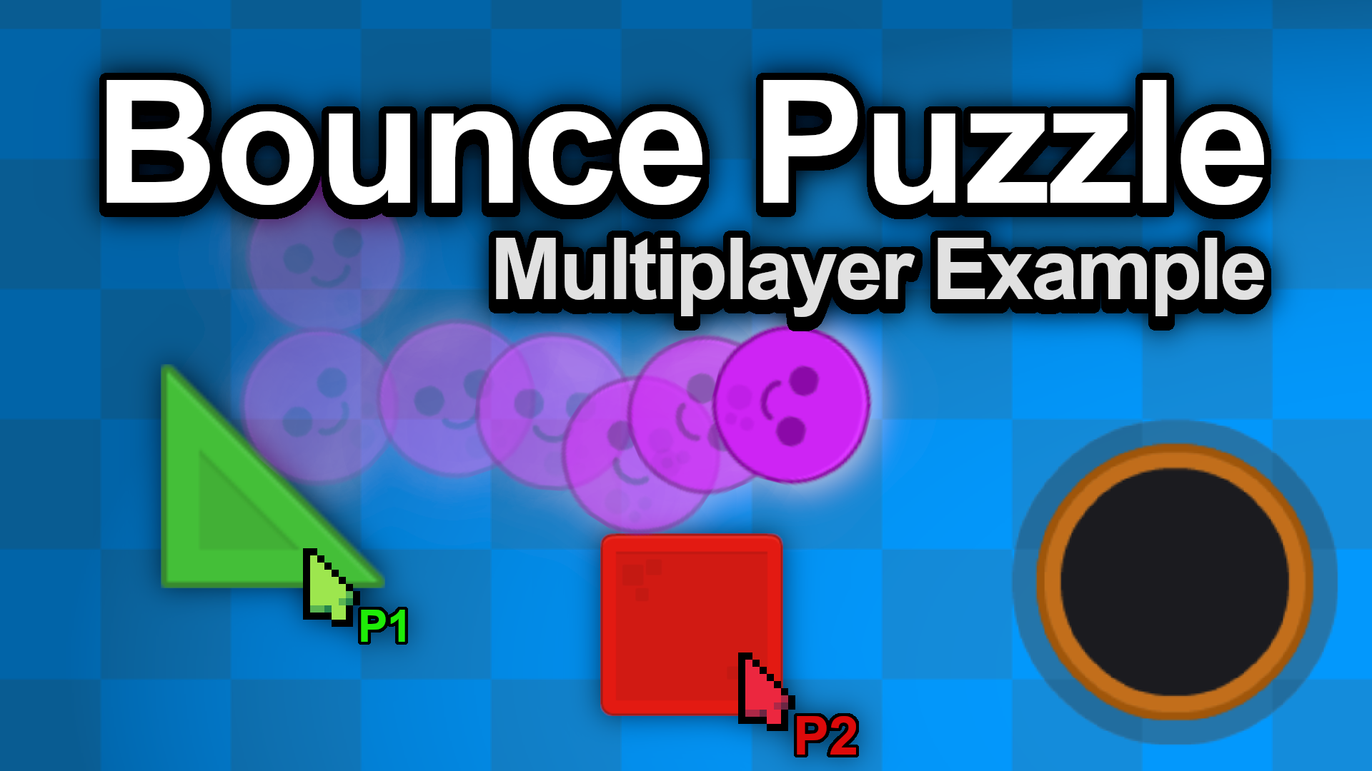 Multiplayer bounce puzzle