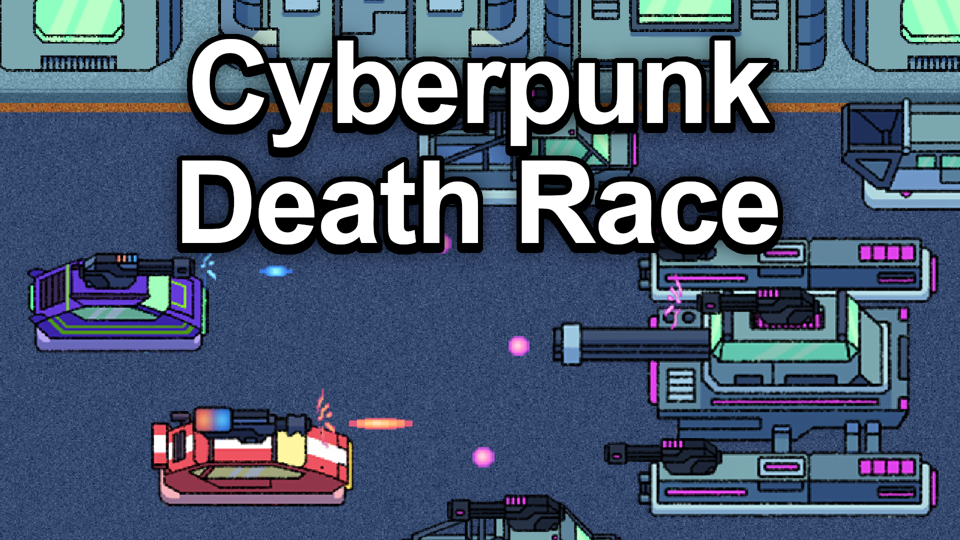 Screenshot of Cyberpunk Neon World Race Edition