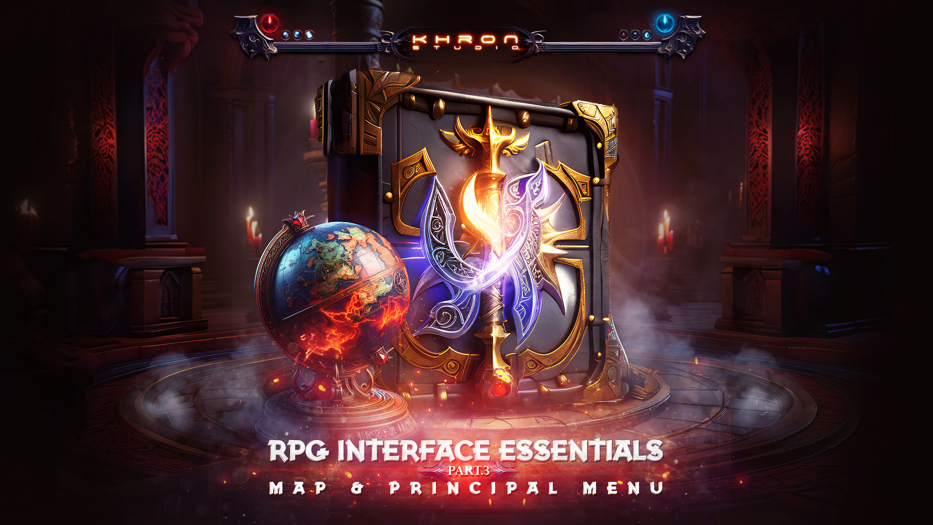 RPG Interface Essentials Map Menu Principal Menu