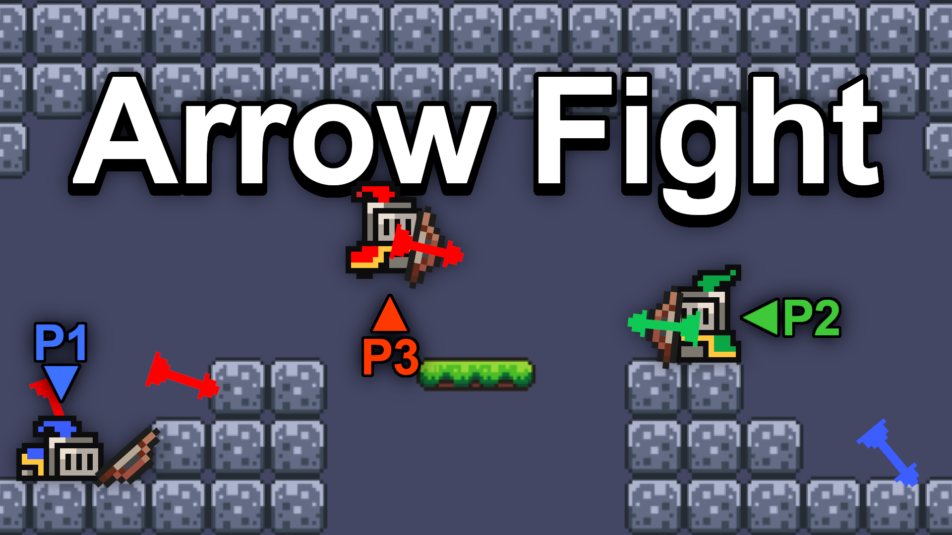 Multiplayer platformer arrow fight