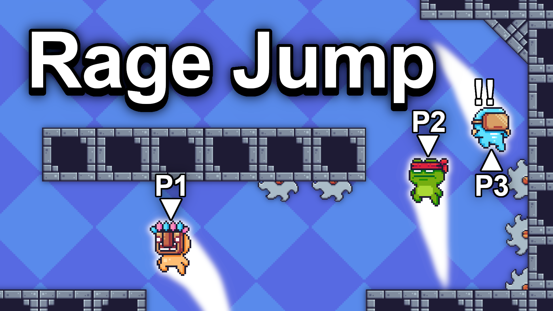 Multiplayer jump game