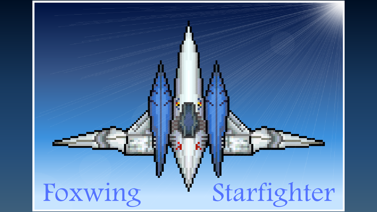 Screenshot of RC Art - Foxwing Starfighter